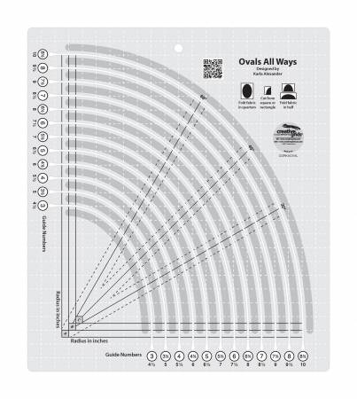 Creative Grids 45 Degree Diamond Dimensions Quilt Ruler