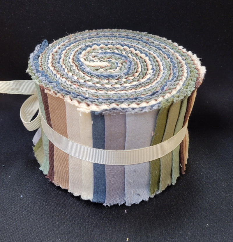 Brewer Basics Fabric Jr Jelly Roll in Neutral Colors