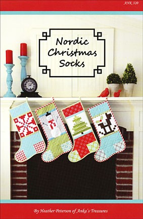 Nordic Christmas Socks Pattern