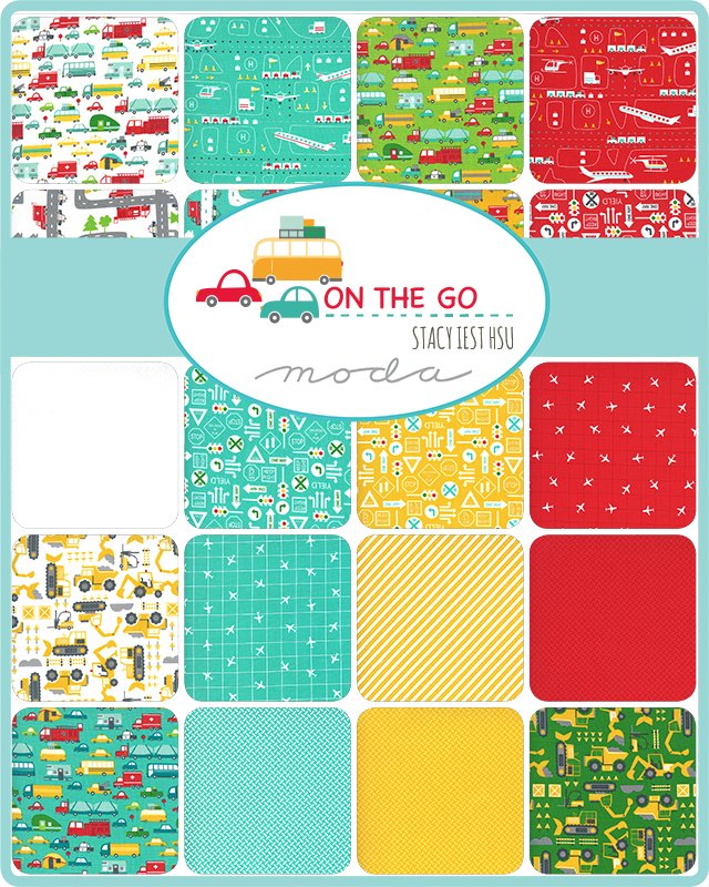 On The Go Jelly Roll:  42 - 2 1/2" Strips