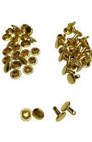 Double Cap Rivets 25ct in Gold
