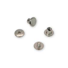 Short Stud Buttons Gunmetal