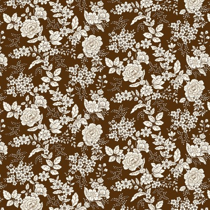 Tranquility Brown Floral