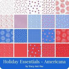 Holiday Essentials Americana 20pc Fat Quarter Bundle