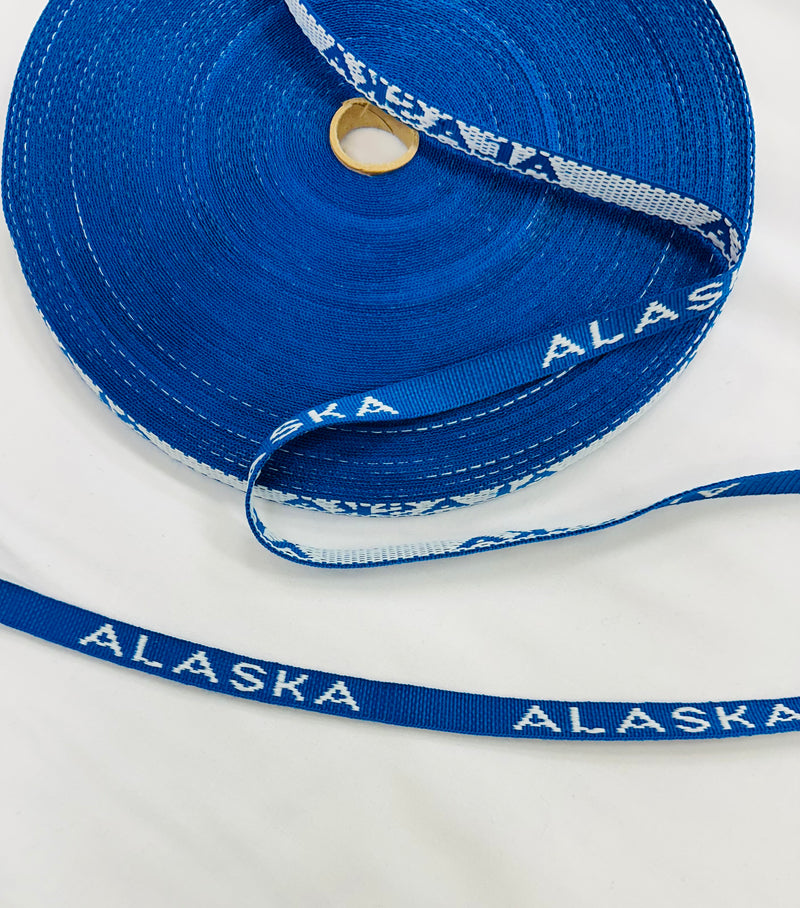 Polypro Webbing 1/2 in - Alaska Blue