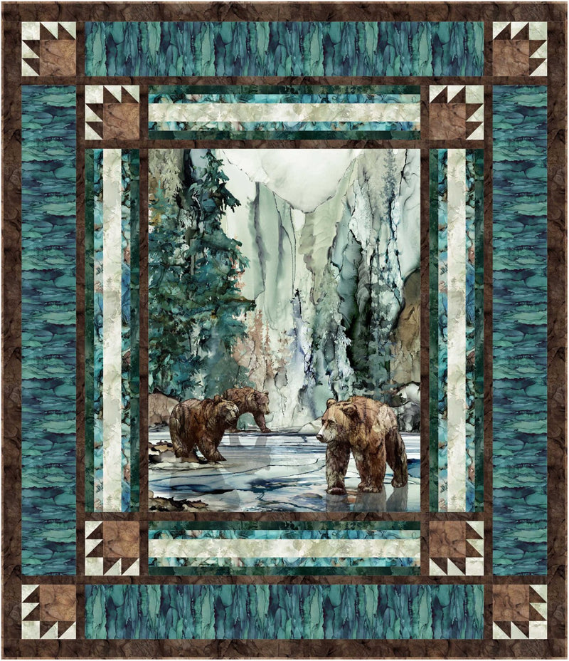 Northern Peaks Northern Tracks Quilt Kit