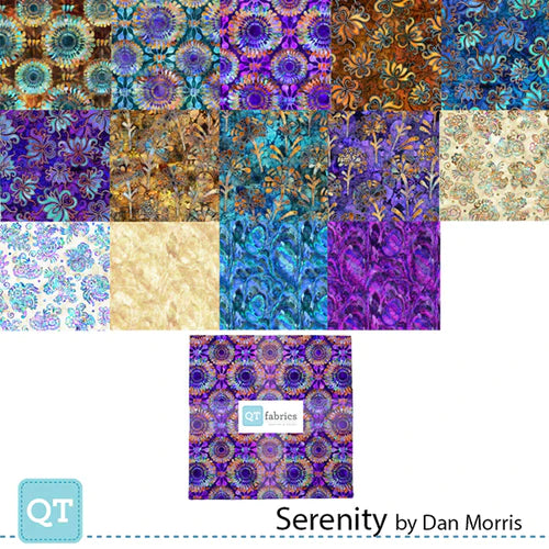 Serenity by QT Fabrics 42 - 10" x 10" squares