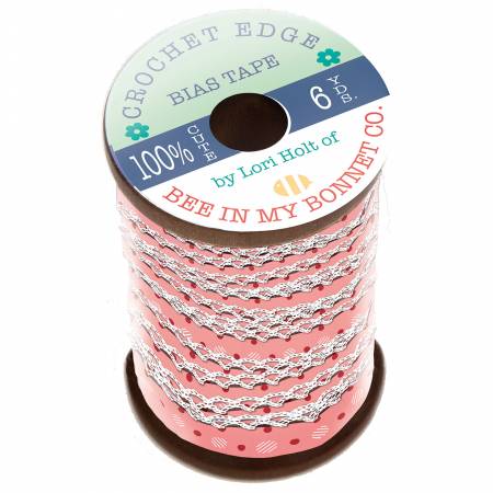 Lori Holt Crocheted Bias Tape - Coral