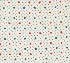 Grand Haven Star Check Blenders Cream Yardage