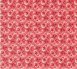 Grand Haven Bandana Paisley Cherry Yardage