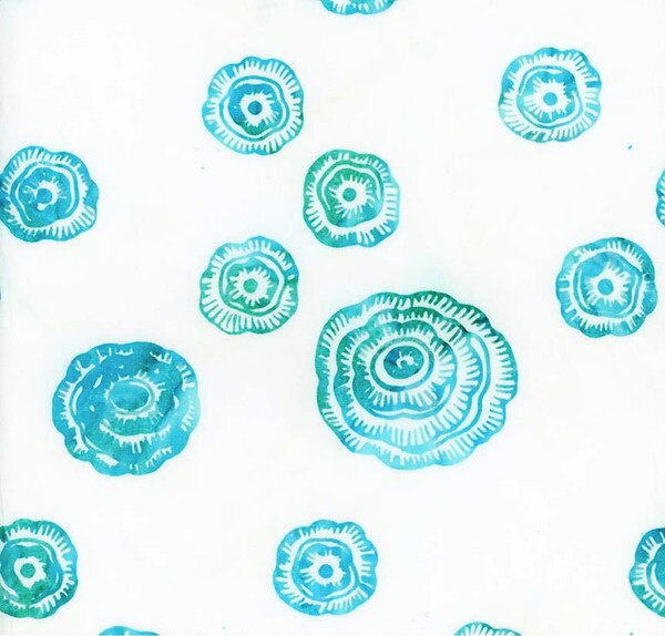 Expressions Batiks Bedazzled! Spearmint Sprinkles Yardage