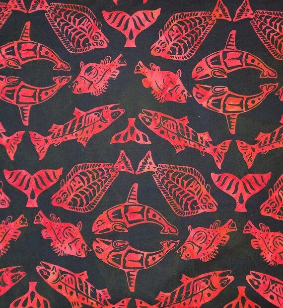 Tribal Fish Red