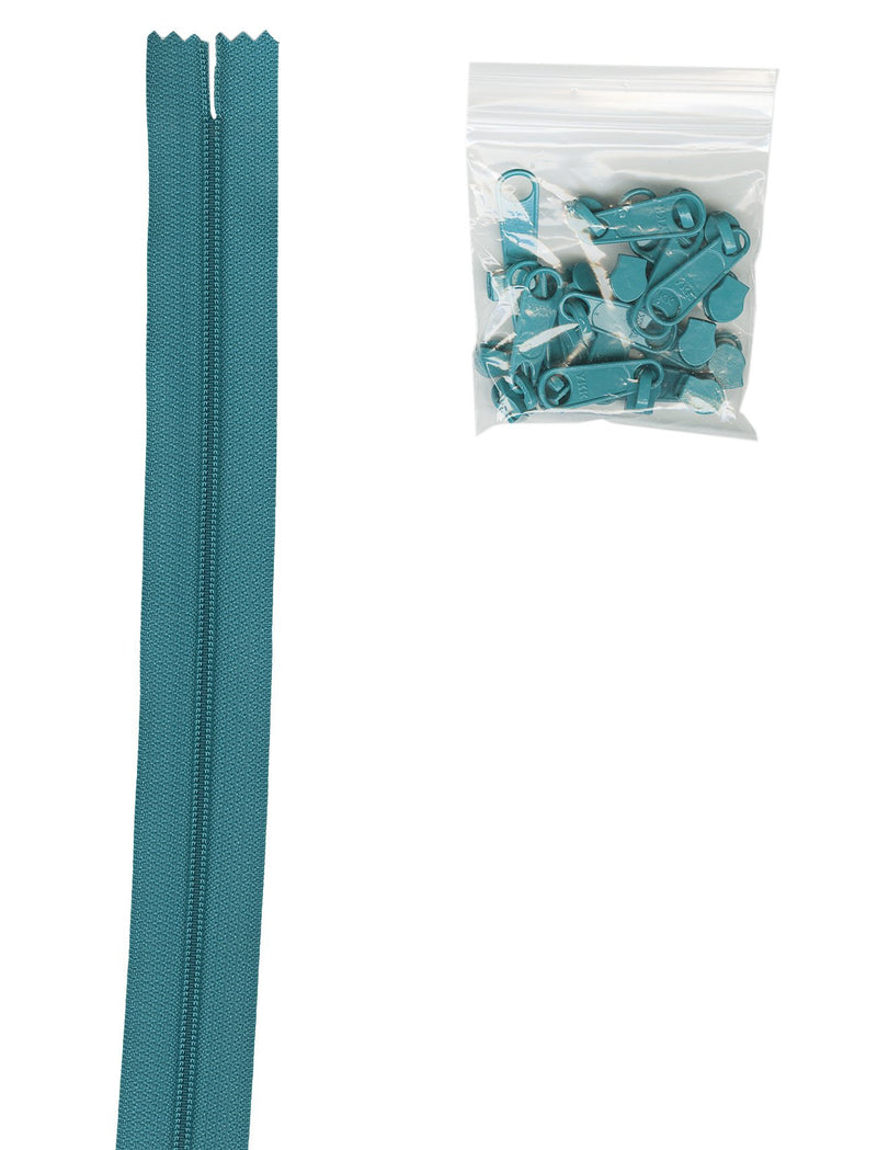 24" Handbag Zipper - Emerald