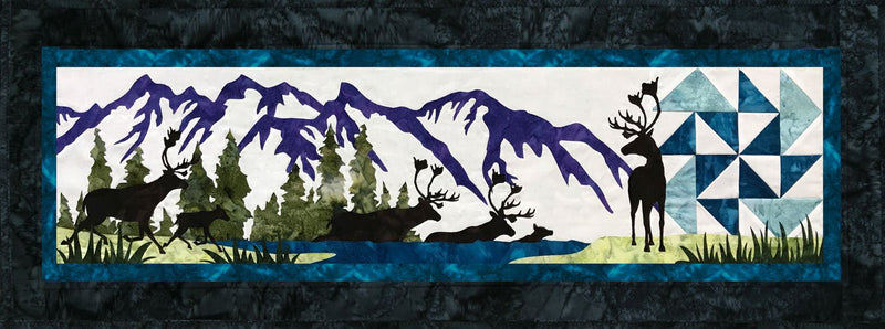 Caribou Crossing Applique Set