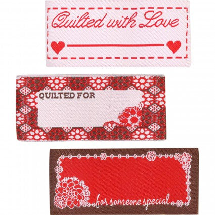 Quilt Labels - Quilted with Love