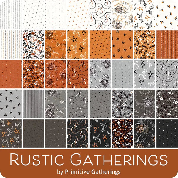 Rustic Gatherings Jelly Roll 40 - 2.5" x 42" strips