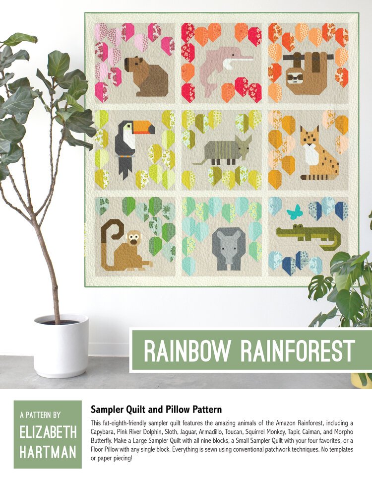 Rainbow Rainforest Pattern