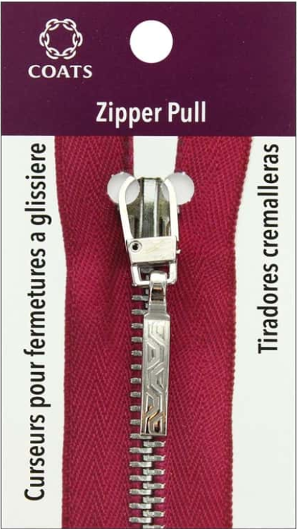 Zipper Pull Aztec Silver