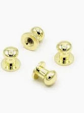 Short Stud Buttons Gold