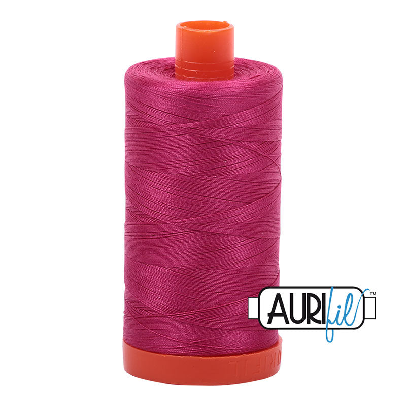 Cotton Mako 50wt 1422yds 1100 Red Plum Thread