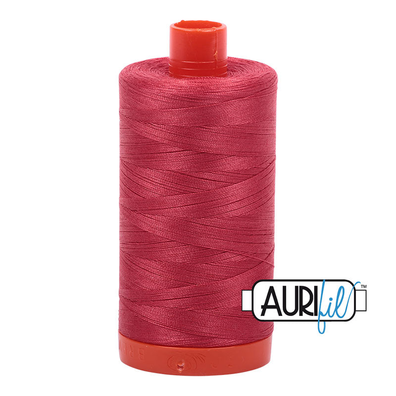 Cotton Mako 50wt 1422yds 2230 Red Peony Thread