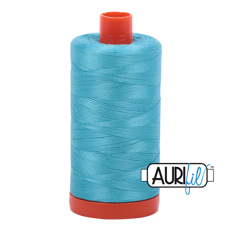 Cotton Mako 50wt 1422yds 5005 Bright Turquoise Thread