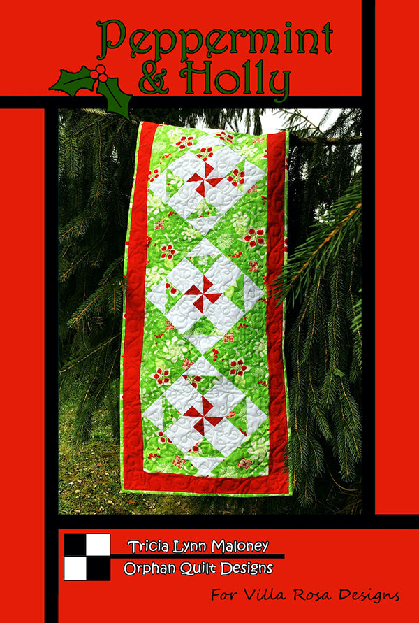 Peppermint And Holly Tablerunner