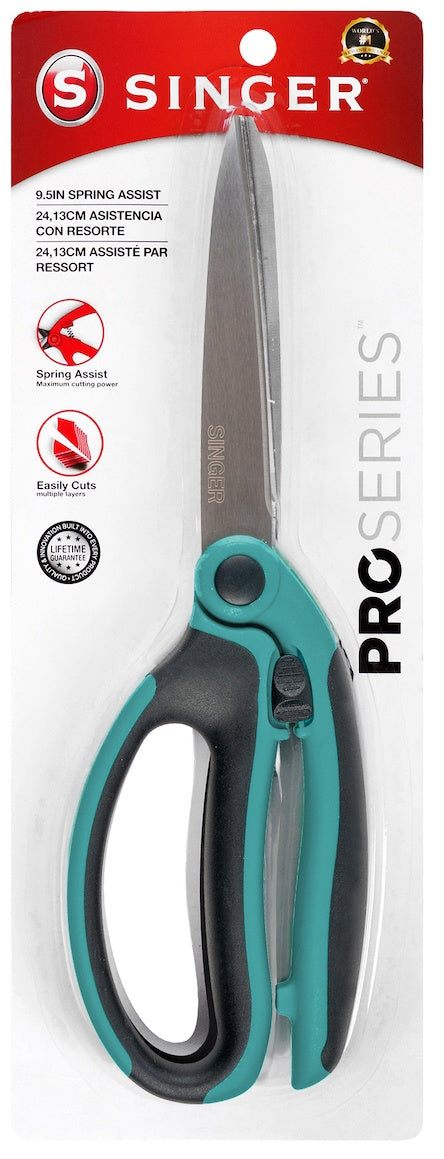 Singer ProSeries(TM) Spring Assist Scissors 9.5"-W/Comfort Grip