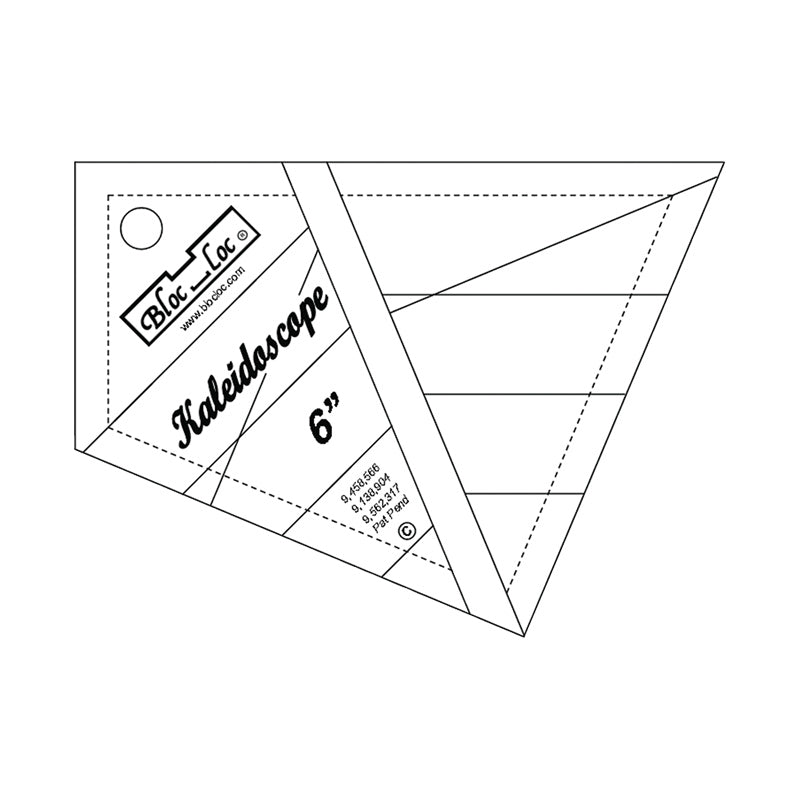 Bloc Loc Kaleidoscope Ruler 6