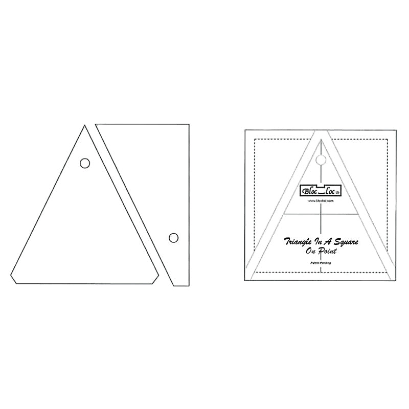 Bloc Loc Triangle in Sq on Point 6 X 6