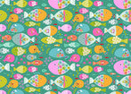 Go Fish - Swimming with the Fishes Green