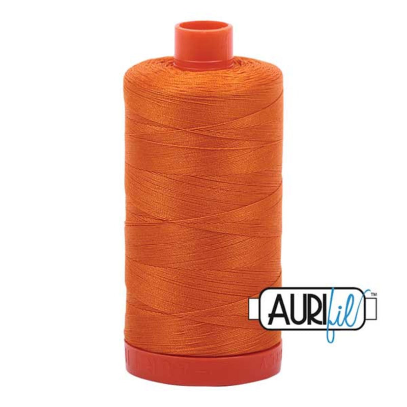 Cotton Mako 50wt 1422yds 1133 Bright Orange Thread