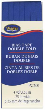 Double Fold Bias Tape Yale Blue