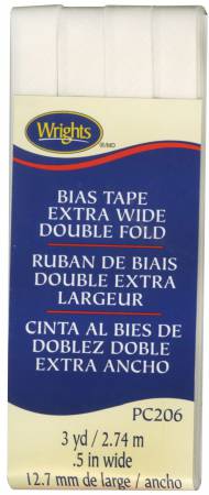 Extra Wide Double Fold Bias Tape Oyster