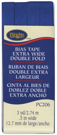 Extra Wide Double Fold Bias Tape Yale