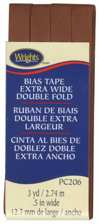 Extra Wide Double Fold Bias Tape Bark