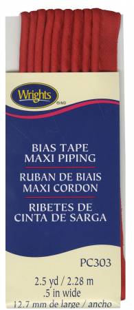 Maxi Corded Piping Red