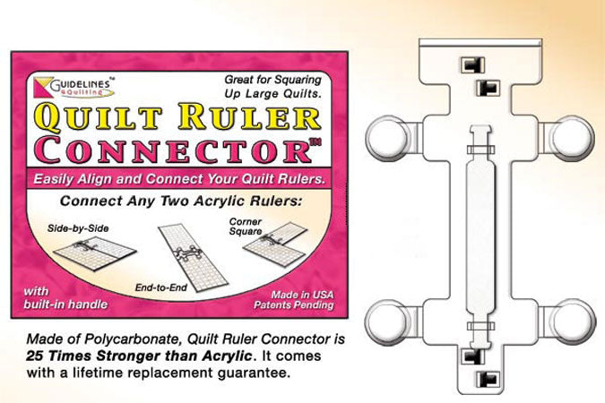 Guidelines Quilt Ruler Conector