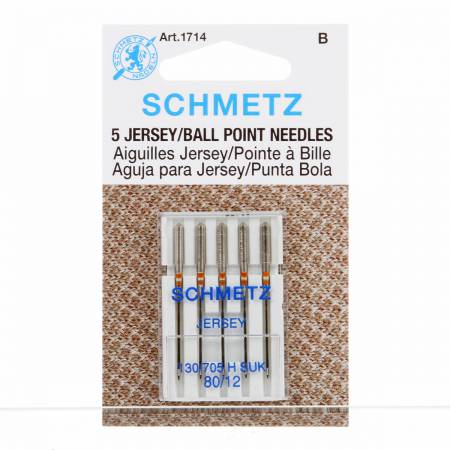 Schmetz Ball Point Machine Needle Size 12/80 5 ct