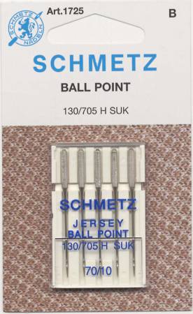 Schmetz Ball Point Machine Needle Size 10/70 5 ct