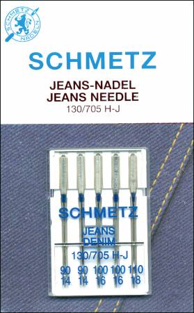 Schmetz Denim/Jeans Machine Needle Size 90/100/110 5 pc