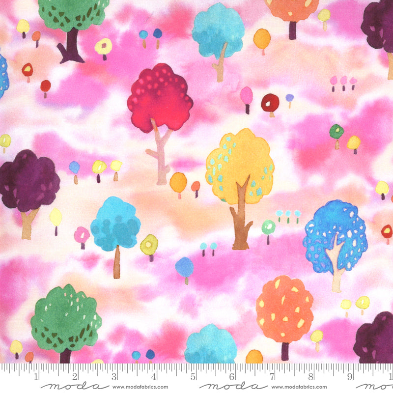 Fanciful Forest -Scattered Trees on Petal