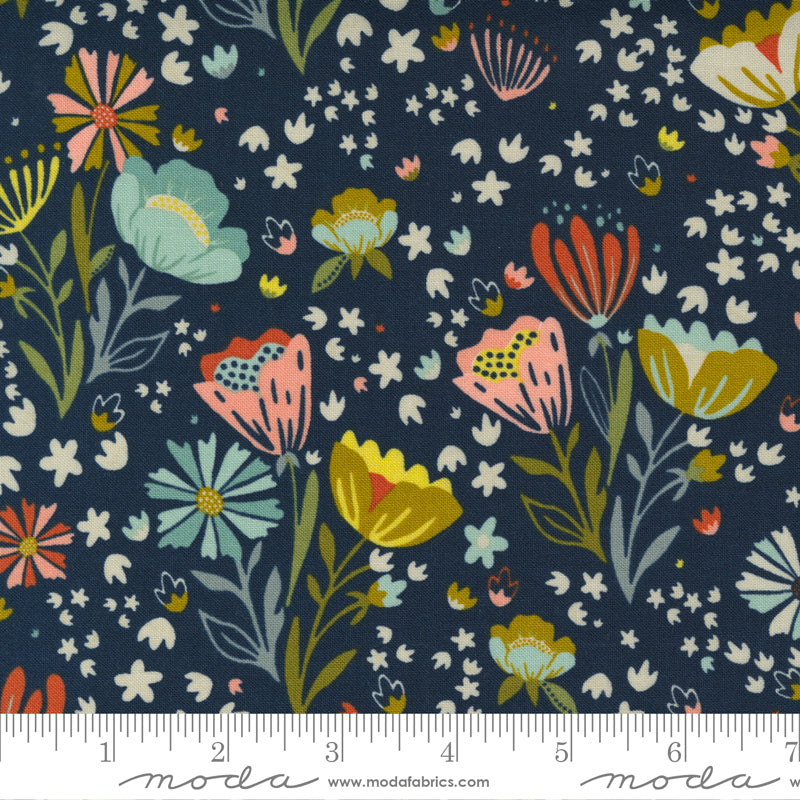 Songbook Floral on Midnight