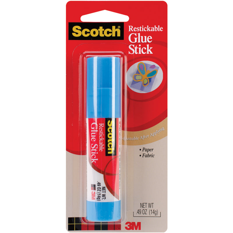 Scotch Restickable Glue Stick-.49oz