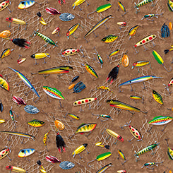 FISHING LURES DK TAN - SO MANY FISH SO LITTLE TIME