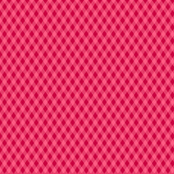 Sweet Caroline DIAMOND CHECK DARK PINK