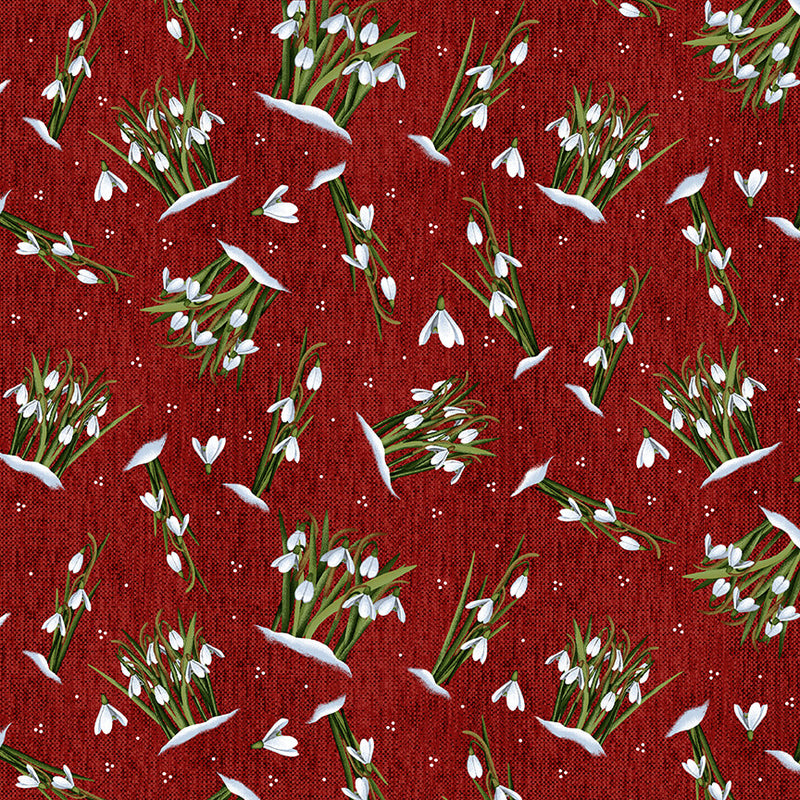 Frozen in Time - Snow Drops - Red