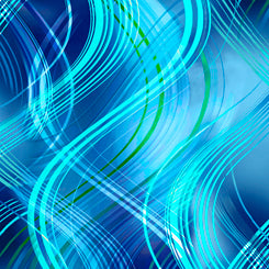 Kenzie WAVY STRIPES COBALT