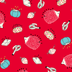 Sew What? PIN CUSHION TOSS RED