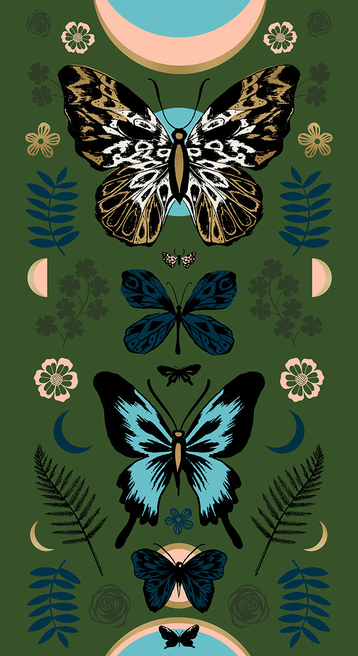 Tiger Fly Panel Metallic - Green